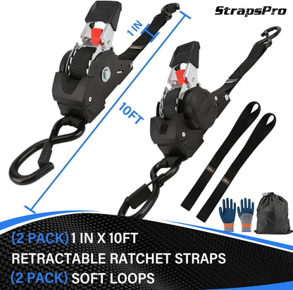 The World’s #1 Retractable Ratchet Straps for Pro-Level Security.