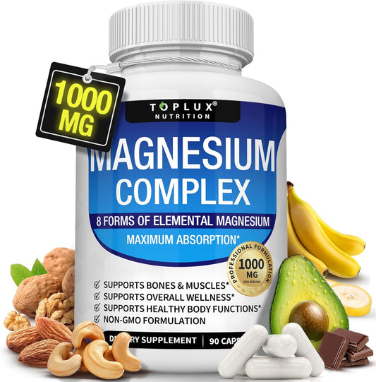 8-in-1 Total Magnesium: End Fatigue & Sleepless Nights!
