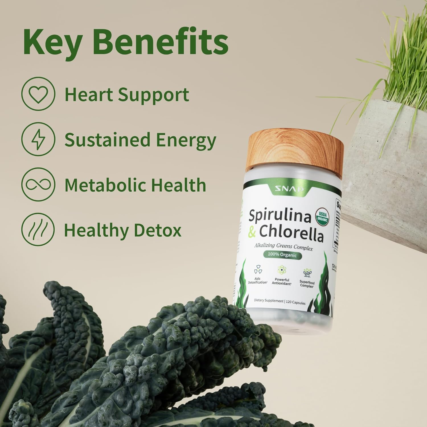 Gut Glow Bundle - Gut Health + Spirulina & Chlorella