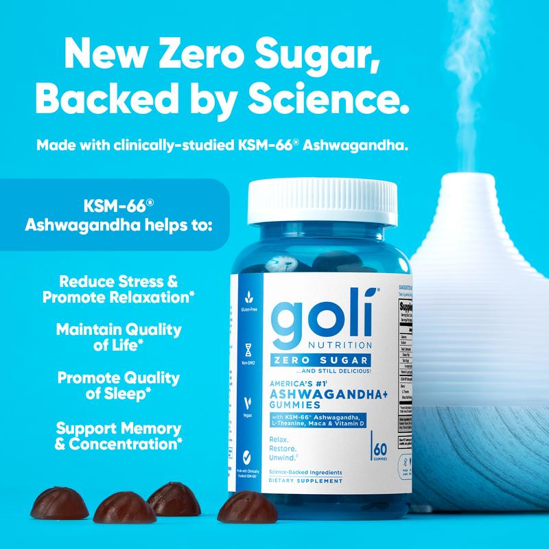 Zero Sugar Best Seller Trio | World's First 3-in-1 Pre, Post, Probiotic, Apple Cider Vinegar with Vitamin B12 and Probiotics To Address Bloating, Ashwagandha & L-Theanine, Vitamin D gummies. Gluten-Free, Vegan, Non-GMO & Gelatin-Free