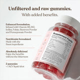 Enhanced with Vitamin B12 & Folic Acid | 60 Vegan ACV Capsules with Pomegranate & Beetroot Powder | Natural Ingredients by Free Soul