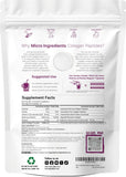 Ingredients Multi Collagen Peptides Powder - Hydrolyzed Protein Peptides (Type I,II,III,V,X) with Hyaluronic Acid, Biotin & Vitamin C Unflavored