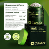 Liposomal NAD+ Resveratrol | 30-Day Supply – Third-Party Tested – 60 Capsules – Advanced NAD+ Supplement