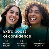 Energy Caffeine Nootropics for Energy & Focus - Sugar-Free with L-theanine, Caffeine, Vitamin B12 & Vitamin B6 - Peppermint Flavor