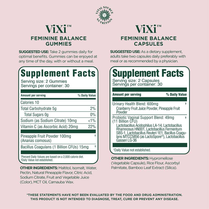 Premium Feminine Balance - for Women’s Health & Wellness - Immune Support - Vegan, Gluten-Free