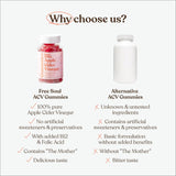 Enhanced with Vitamin B12 & Folic Acid | 60 Vegan ACV Capsules with Pomegranate & Beetroot Powder | Natural Ingredients by Free Soul